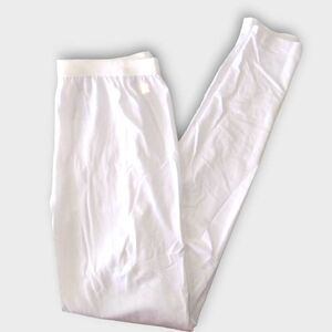 Danskin Womens Leggings‎ Sz Small White Tights Ankle Ballet Dance